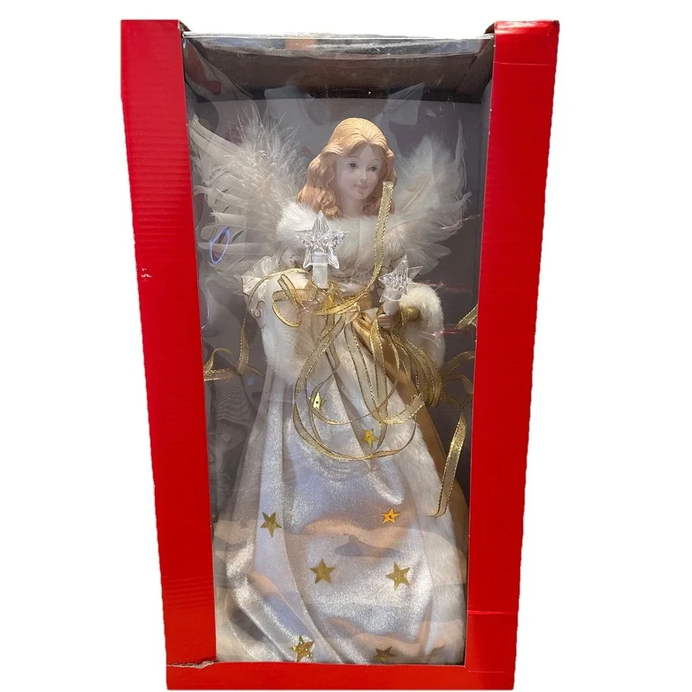 Kurt Adler Angel Christmas Tree Topper 12